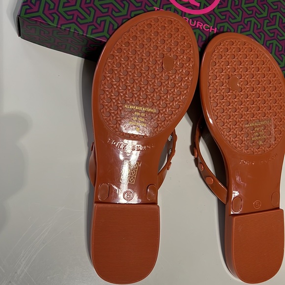 Tory Burch Women's Studded Jelly Thong Sandals - Picture 6 of 17